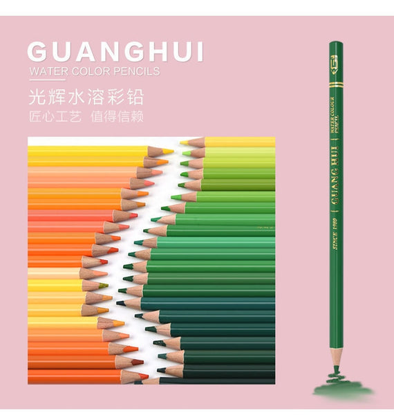 Premium150 Colors Unique Watercolor Pencils Soft Wood Water