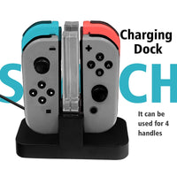 Game Accessories Set For Nintend Switch Travel Carrying Bag Joycon Protective Cover Charging Dock Screen Protector Case Card Box