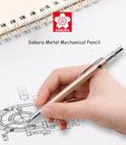 SAKURA XS-305 Metal Automatic Mechanical Pencil 0.3/0.5mm Graphite Sketching Drafting School Office Supplies With Refill