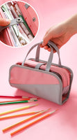 Waterproof Oxford cloth multi-layer detachable pencil case zipper bag simple pencil case pencil case cosmetic case wash bag