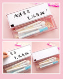 Multifunctional creative pencil case password lock quicksand stationery box large capacity office stationery school supplies