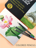Professiona 48/50/72 Colors Oil colored pencils Sketch Colour Pencils Set for Write Drawing Lapis De Cor School Art Supplies