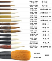 8/14/19 piece set of high quality brush Chinese calligraphy wolf brush hook line pen student school art painting supplies