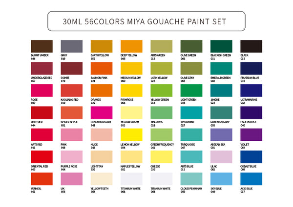 Himi Jelly Gouache Paint 56 Colors Gouache Paint Set Non-toxic Profess –  AOOKMIYA