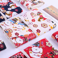 Creative Japanese Vintage Fabric Spiral Notebook A5 A6 Note Book Diary Refill Inner Core Planner Binder Office Supplies Gift