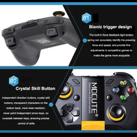 AOOKGAME  Smartphone Gamepad Bluetooth Multfunction Wireless Game Controller Joystick for SWITCH IOS Android PC