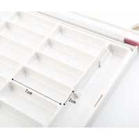 Paul Rubens 24 Grids Watercolor Moisturizing Palette Gouache Acrylic Paint Storage Fine Plastic Tray Box for Art Supplies