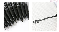 Different Size 3/6/9pcs Set Waterproof Brush Markers Pigment Liner Black Pens Needles Sketch Marker for Designer Artist Comics