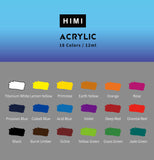 12 Ml 18colors Miya Himi Premium Artist Painting Tube Set Paints Acrylic