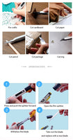 Paper cutter precision utility knife 30 degree 9mm blade carving carton craft knife multifunctional small metal knife stationery