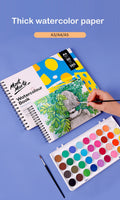 A4/A5 30Sheets Water Color Painting Book 190g Loose-leaf Hand-Painted Watercolor Sketchbook Drawing Paper Art Supplies