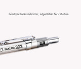 SAKURA XS-305 Metal Automatic Mechanical Pencil 0.3/0.5mm Graphite Sketching Drafting School Office Supplies With Refill