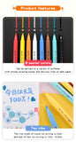 New 8 Colors White Board Maker Pen Whiteboard Marker Liquid Chalk Erasable Glass Ceramics Maker Pen Office School Supply