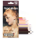 12 color lead oily skin tone portrait pencil portrait painting color comic coloring figure painting professional art supplies