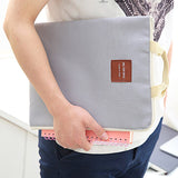 Office Supplies A4 multi-function Canvas zipper multi-layer file bag portable computer bag mobile briefcase Organizer