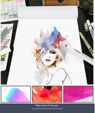 TOUCHNEW 40 Colors Markers Pen Oily Alcohol Painting Manga Dual Headed Art Sketch Marker Set Stationery Pen For School Drawing