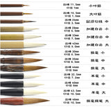 8/14/19 piece set of high quality brush Chinese calligraphy wolf brush hook line pen student school art painting supplies