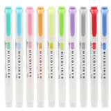 5Pcs/Set Zebra Mildliner Pen Mild Liner Double Headed Highlight Pen Drawing Marker Pens Scribble Stationery