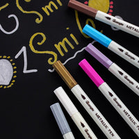 30Colors Metallic Soft Brush Marker Pen DIY Scrapbooking Crafts For Drawing Photo Album Scrapbooking Crafts Card Making