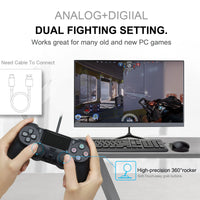 AOOKGAME Support Bluetooth Wireless Joystick For PS3 PS4 Controller Wireless Console For Playstation Dualshock 4 Gamepad For PS3