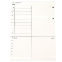 50Sheets Daily Schedule/Weekly/Monthly Planner Notepad Tearable Notes Agenda Book Paper School Office Supplies Stationery