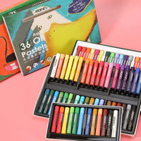 Maries Soft Oil Pastel 12/24/36 Artist Aqua Oil Pastel Washable Graffiti Painting Drawing Crayon Pen for Painting Art Stationery