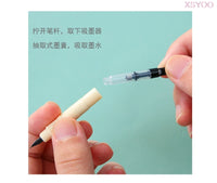 Kawaii 1pc Simple fountain pen calligraphy fine pen For Child Scrapbook DIY Student Writing office Supplies