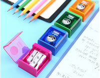 Baoke Cute 1PCS Double Hole Pencil Sharpener And  Eraser SinglePencil Sharpener For Kids Gifts School Stationery Art Supplies