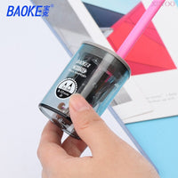 Baoke Cute 1PCS Double Hole Pencil Sharpener And  Eraser SinglePencil Sharpener For Kids Gifts School Stationery Art Supplies