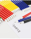 5-piece of black ballpoint pen multicolor colored oil pen 0.5mm replaceable refill smooth multifunctional office stationery