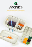 3-piece set of multi-function pen washing bucket, palette, paint box, art shabu pen, drying pen, art painting supplies