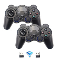 AOOKGAME  2.4G Wireless Gamepads Joystick Game Controller Joypad for PS3 PC Android Windows Raspberry Pi 4 Retroflag NESPi Retropie