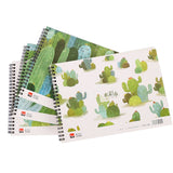 Cactus 8K/16K/A4 20sheets 220g Artist Watercolor Paper Sketch Book Notepad For Paiting Drawing  Hand Painted Stationery Gift