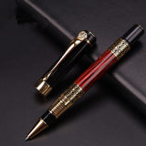 High Quality Luxury Golden Metal Fountain Pen Writing Business Pen Signature Ink Pen Nib 0.5MM Gift School Supplies Stationery