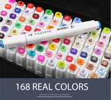 TouchFive 30/40/60/80/168Colors Markers Set Dual Headed Sketch Markers Oily Alcohol based ink Art Supplies For Drawing