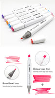 TouchFive 30/40/60/80/168Colors Markers Set Dual Headed Sketch Markers Oily Alcohol based ink Art Supplies For Drawing