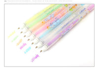 7 Colors ink Art Highlight pen Gel pen Colorful Learning Cute Pen Unisex Pen Gift For Kids Drawing Photo Album School Supplies