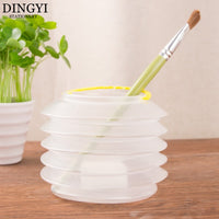 Portable Foldable Paint Brush Washer With A Sponge Holder Cleaning Case Plastic Painting Washing Bucket