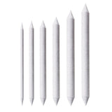 6pcs Blending Smudge Tortillon Stump Sketch Rice Paper Brush 6 Sizes Painting Pen Art Drawing Tool for School Office