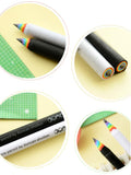 2pcs/lot kawaii Originality Rainbow Standard Pencil Writing lapis Pens Student Stationery School Supplies For Kids Cute Gift