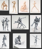 SHFiguarts BODY KUN BODY CHAN Modern Mannequins Action Figure Drawing Sketch Model With Stand For Camera Lines Stationery Set