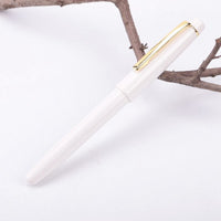 Clear Transparent Fountain Pen 0.5/0.38mm Nib Writing Calligraphy Ink Pen Student Stationery Gift School Office Supplies