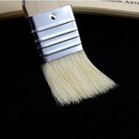 Bristle Pig Hair Paint Brush Flat Head Oil Painting Propylene Gouache Acrylic Watercolor DIY Graffiti Paint Brushes Art Supplies