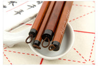 Maries 4Pcs Woolen Hair Writing Brush Chinese Calligraphy Pen Hook Line Pen For Drawing Watercolor Acrylic pigment Art Supplies