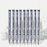 Waterproof Black Pigment Liner Pigma Micron Fineliner Sketching Comics Manga Art Marker Pen For Drawing School Office Stationery