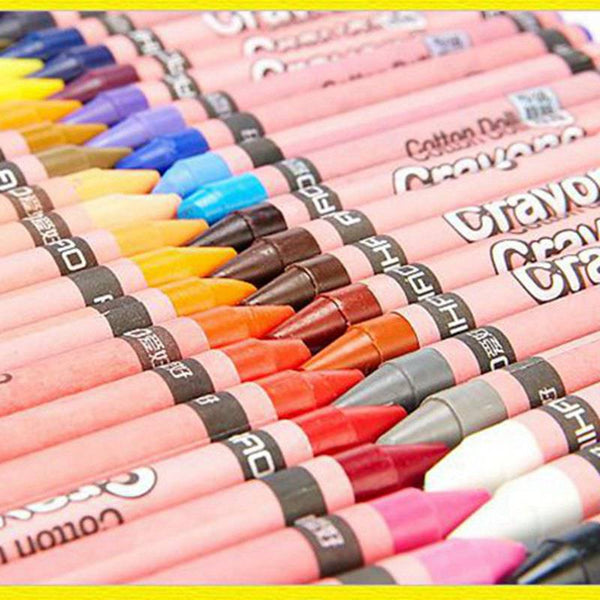 1 Set Wax Crayon Stick Kid Painting Safety Student Drawing Sketching Art  Tool Colorful Kids Paint Stik Pen 8/12/24 Colors