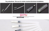 Superior 6Pcs Different Shape Large Capacity Barrel Water Pen Watercolor Painting Pen Calligraphy Drawing Art Supplies