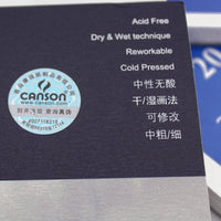 Canson Professional 300g/m2 Watercolor Painting Book 8K/16K/32K 20Sheet Drawing Water Color Paper Art Supplies Stationery