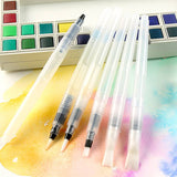 DINGYI Professional Water Pen Coloring Soft Artistic Brush for Drawing Watercolor Painting Calligraphy Pen Set Art Supplies