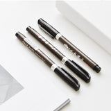 DINGYI Chinese Calligraphy Pen Black Lettering Brush Marker For Signature Chinese Learning Stationery School Art Supplies